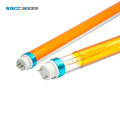 UV free LED Yellow tube light T8 600mm 900mm 1200mm 1500mm